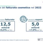 Prévisions de chiffre d'affiares de l'industrie italienne des cosmétiques pour 2022 (Source : Cosmetica Italia)
