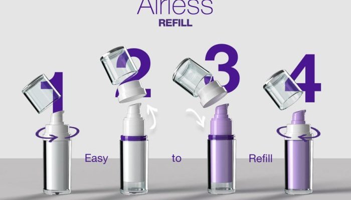 Quadpack unveils refillable version of best-selling airless dispenser range