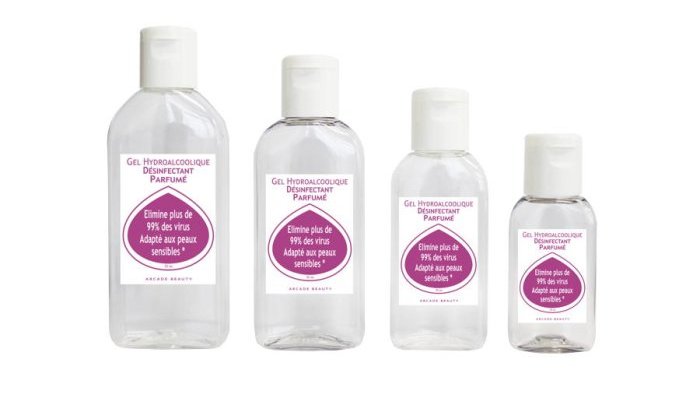 Arcade Beauty lance une offre de gel hydroalcoolique biocide et parfumable
