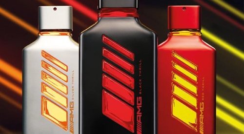Stoelzle creates the bottles for the first AMG Thrill perfume line
