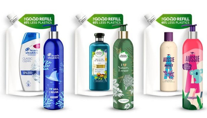 P&G tackles plastic wastes with refillable aluminium shampoo bottles