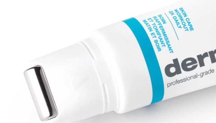 A metal roll-on applicator for Dermalogica's Neck Fit Contour Serum