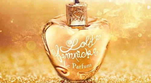 Metallisation: Evening wear by Prad for the festive Lolita Lempicka fragrance