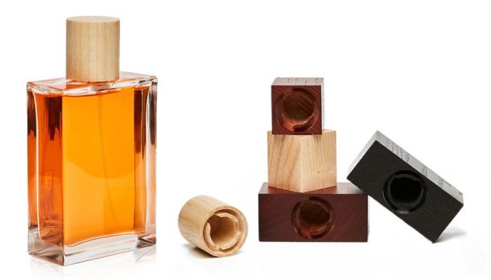 Woodacity: Quadpack's full-wood line of closure systems for fragrance and skincare