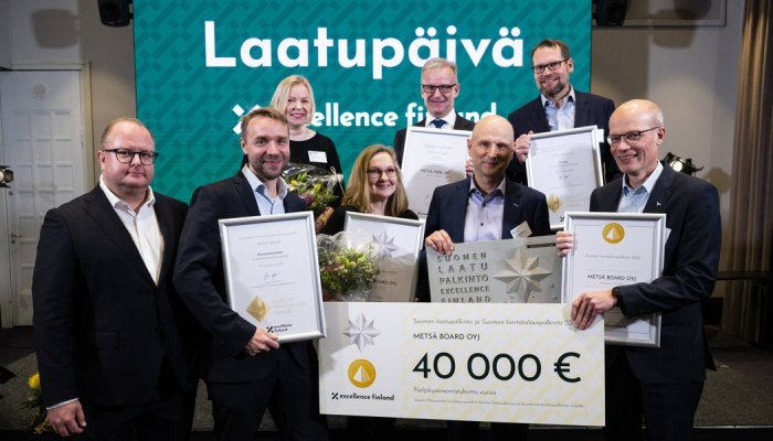 Metsä Board récompensée en Finlande pour sa stratégie de circularité