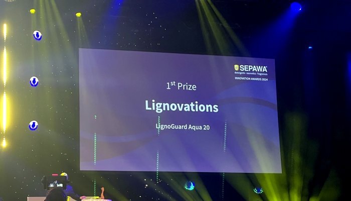 Lignovations awarded at SEPAWA for wood-based SPF booster LignoGuard