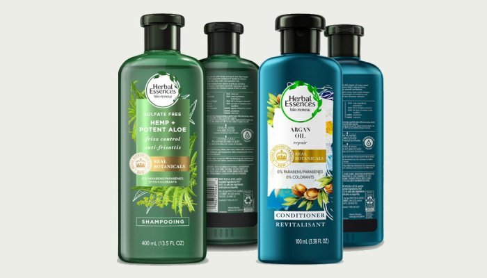 Herbal Essences to use molecular-recycled plastic in its packaging