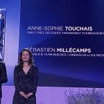 Sébastien Millecamps et Anne-Sophie Touchais, directrice déléguée de la Fragrance Foundation France